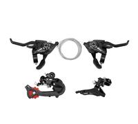 Desviador Trasero De Bicicleta: Montaje Directo De 21 Velocidades, Polea De Engranaje Duradera, Palanca De Cambios Con De Dedo, Transmisión De Bicicleta Plegable, Cadena De Grupo De Montaña | Des