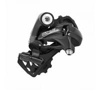 Desviador trasero de carretera Microshift Centos 11v. jaula corta negra doble co