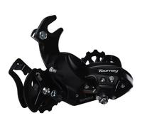 Desviador trasero para bicicleta de monta a Shimano Tourney RD-TY300-SGS de 6/7 velocidades, color negro, talla nica