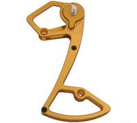 Desviador trasero, rueda de 12 velocidades, aleación de aluminio 7075, cambio suave, diseño ligero de 48 g, piezas de bicicleta de montaña (dorado)