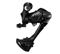Desviador trasero Shimano Acera T3000-SGS de 10 velocidades con caja larga, color negro