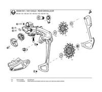 Desviador trasero Sram X01 Eagle (52T) Red TU