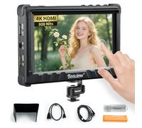 Desview Monitor de campo de cámara P5II, 5.5 pulgadas, 800 nits de alto brillo, 4K HDMI 1920 x 1080, monitor de campo IPS con forma de onda LUT 3D, vectorscope de color falso para DSLR