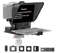Desview P8 Teleprompter para smartphone, iPad, tableta, cámara con mando a distancia y aplicación, bolsa de transporte, ideal para clases en línea, transmisiones en vivo y vlogging
