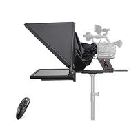Desview Teleprompter T22 HD 22 pulgadas para cámaras DV SLR sin espejo Estudio Broadcasting Live Streaming Campus Radio Grabación de música Profesional Teleprompter (con trípode y ruedas)