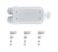 Deswtrer Repetidor POE de 48 V, 1 a 2 extensores PoE, IP66, resistente al agua, 10/100 Mbps, extensión de 500 m para cámara de conmutador POE