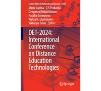 DET-2024: International Conference on Distance Education Technologies (Lecture Notes in Networks and Systems, 1616)