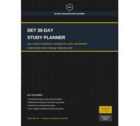 DET 30-Day Study Planner: Daily Study Schedules, Vocabulary Logs, and Performance Trackers (Global English Exam Academy (GEEA) Series)