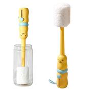 Detachable Handle Bottle Brush - Long Reach Cleaning Tool, 11.0 Inch Deep Clean Cup Scrubber, Kitchen Multifunction Design, Cleaning Essential Flexible Bristles, Hygiene Tool for Bottle Straw Use