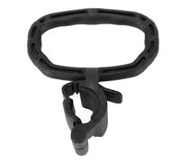 Detachable Kettlebell Grip Convert Dumbbells Into Kettlebells Non Slip Handle for Home Gym Workout Space Saving Plastic Black