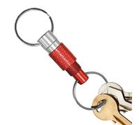 Detachable Keyring Connector - 3 Inches Quick Release Keychain for Secure Key Storage, Pull Apart Key Holder with Compact Lightweight Build, Everyday Carry Organizer for Hiking Travel Running