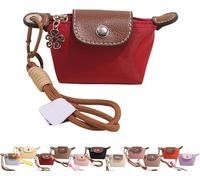 Detachable Nylon Wrist Strap Coin Purse, Mini Nylon Dumpling Bag, Women’s Cute Change Purse Wallet, Decorative Bag