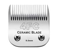 Detachable Pet Clipper Blades Set For Most，Compatible For Andis, Compatible For Oster, A5 Clippers,Made Of Ceramic Blade/Carbon Steel(4FC(9.5mm))