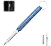 Detachable Portable Multi-Tool with Emergency Glass Breaker - Compact Keychain Cutter for Camping, Fishing, Barbecue, and Daily Use (Blue)