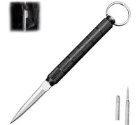 Detachable Portable Multi-Tool with Emergency Glass Breaker - Compact Keychain Cutter for Camping, Fishing, Barbecue, and Daily Use (Black)