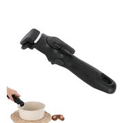 Detachable Pot Handle - Cookware Grip Replacement for Easy Carrying | Heat Resistant Resin with Metal Lock Core, Removable Pan Holding Accessory, Cooking Aid for Home Kitchen Camping Picnic Use