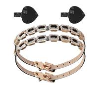 Detachable Shoe Belt - Sparklee Ankle Strap, Rhinestone Elastic Shoe Accessory | Lady Adults Girls Dressmaker Gift, Footwear Decoration Tool, Easy Wear Elasticated Band, Durablee Fashion Item, Stylish