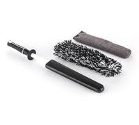 Detail Factory - Kit de cepillos de ruedas con cubiertas de microfibra intercambiables, limpieza ultrasuave, lavado y detalle de ruedas, neumáticos y llantas, color hielo negro