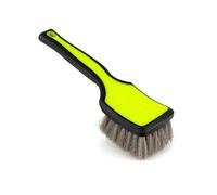 Detail Factory ProGrip Cepillo para neumáticos, mango ergonómico ProGrip, cerdas sintéticas duras, diseño ergonómico para limpieza fácil de los neumáticos, negro/verde fluorescente (Octane Ectoplasm)