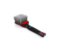 Detail Factory - ProGrip Tire Brush - Ergonomic ProGrip Handle Stiff Synthetic Bristles Ergonomic Design Clean Your Tires with Ease Red