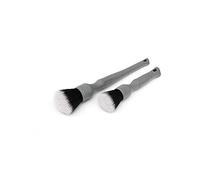 Detail Factory TriGrip - Juego de cepillos para detalles ultrasuaves, agarre cómodo y limpieza sin arañazos para exteriores, paneles interiores, emblemas, insignias, grupos de indicadores, pantalla de