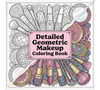 Detailed Geometric Makeup Coloring Book