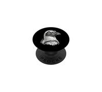 Detailed Penguin Sketch Wildlife Art PopSockets PopGrip Adhesivo