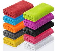 detailmate 10 paños de Limpieza ultrasuaves | Accesorios de Cuidado prémium para el Coche | Pulimento y Cuidado de Pintura y Interior, Llantas | Paño 40 x 40 cm, 550 gsm - sin Bordes y sin Pelusas