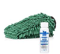 detailmate Champú para coche concentrado, pH neutro, altamente espumante, brillo extremo, 100 ml (juego: felpilla de microfiber Monkey)
