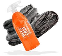 detailmate Gyeon Q²M - Juego de sellado y cuidado para el coche (1 litro, sellado en aerosol + paño de secado de microfibra de 40 x 40 cm, 1000 g/m², gris oscuro + paño de microfibra de 50 x 80 cm