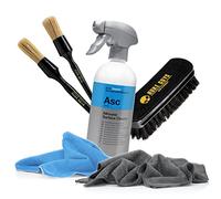 detailmate Juego de limpiador multiusos Koch Chemie Allround Surface Cleaner 500 ml + Nuke Guys cepillo de limpieza pequeño y grande + cepillo textil + 2 paños de microfibra premium 320 g/m²