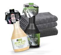 detailmate Limpiezas y cuidado de llantas: Dr. Wack P21S High END Limpiador de llantas 0,75 L + Dr. Wack P21S 3 paños de microfibra | Limpieza y cuidado de llantas de coche