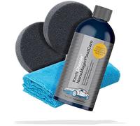 detailmate plástico Cuidado Juego: Química de Cocina Nano Magic plast Care plástico Cuidado Exterior 500 ML + Applikation Esponja + Extra flauscihiges paño de Microfibra 40 x 40 cm, 450 gsm