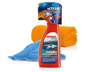 Detailmate Sonax Xtreme - Kit de sellador de cerámica para coche con 2 paños de microfibra para protección y brillo