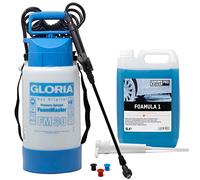 detailmate ValetPRO Foamula 1 (5L) - Espuma de nieve + Gloria Foammaster FM 30-3L + bomba dispensadora