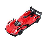 Detallado Modelo de Coche de Carreras de Aleación a Escala 1:32, Juguete con Puertas Que Se Abren y Sonido para Niños, Duradero, Portátil, 6,30x2,36x1,18 Pulgadas (Rojo)