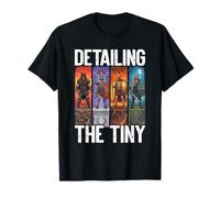Detallando la Pintura en Miniatura de los pequeños Guerreros Camiseta