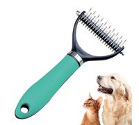 Detalle un peine para perros, peines de perro para la pérdida de aseo, Perros pellizcos de aseo Designación Peine de gato de acero inoxidable, Desenredar