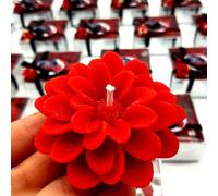detalles boda para invitados, juego de loto velas personalizadas regalos originales para invitados de bodas, recuerdos comunion bautizo de boda (rojo, juego de 20)