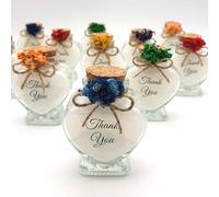 detalles boda para invitados, velas en cristal personalizadas Detalles Comunion, Bautizo, Boda, Regalito Invitados, ideal como regalo recuerdos comunion (blanco, juego de 100)