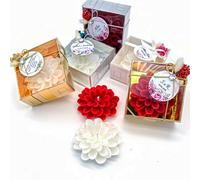 detalles boda para invitados, velas loto, personalizadas Detalles Comunion, Bautizo, Boda,regalo recuerdos (10, 20, 30, 50, 100, 150 opciones disponibles en la personalizable)
