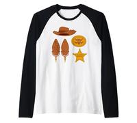 Detalles del alguacil Woody de Toy Story de Disney Pixar Camiseta Manga Raglan