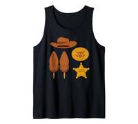 Detalles del alguacil Woody de Toy Story de Disney Pixar Camiseta sin Mangas