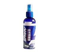 Detalles del automóvil interior, spray de interior de automóvil | Limpiador y pulido automático 3.38oz | Fragancia Panel de panel Polche de reparación para alfombra de tela