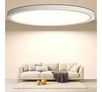 DetarZinLED Plafon Led Techo, 24W 2640LM 4000K Lampara Techo Ø30cm, Plafones Para Techo Led Panel Dormitorio Cocina Salon Baño Comedor Pasillo Sótano Oficina