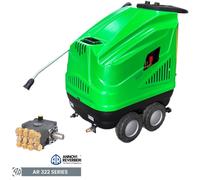 DeTec. Agua Caliente Alta Presión 200 BAR Limpiador de Vapor 400V Con Diesel