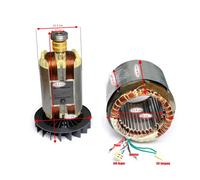 DeTec Bobina Generador Eléctrico de Gasolina 13 PS 1 Fase