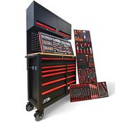 Carro de Taller Con Herramientas Caja para Lleno 11 Cajonera