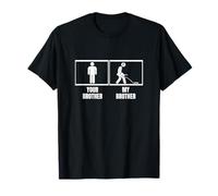 Detección de metales a tu hermano, mi hermano, divertido pesca sucia Camiseta
