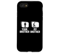 Detección de Metales a tu Hermano, mi Hermano, Divertido Pesca Sucia Carcasa para iPhone SE (2020) / 7/8